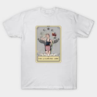 Cleaning Lady Tarot Card, Funny Tarot for The Maid T-Shirt